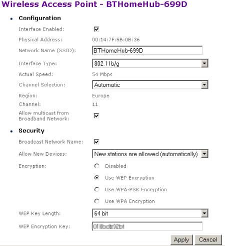 Home Hub Wi-fi setup