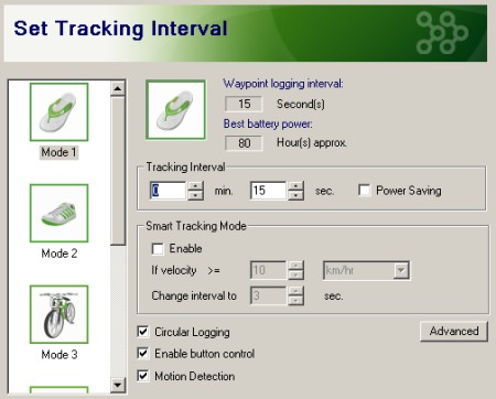 iGot-U Set Trackiing Interval