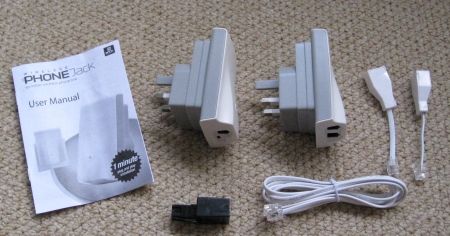 Wireless Phone Extender Package contents