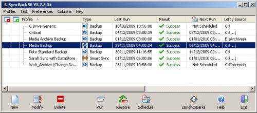 SyncBack Backup Software