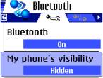 Hiding Bluetooth