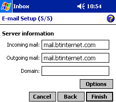 Email setup