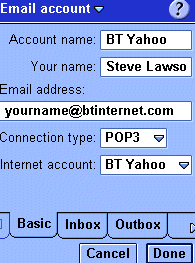 Email setup - basic
