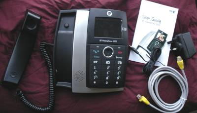 BT Videophone 1000 box contents