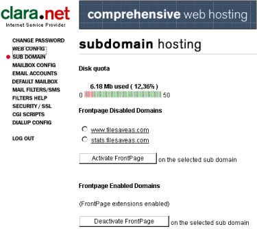 Clara domain manager