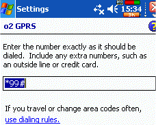 GPRS - Phone Number