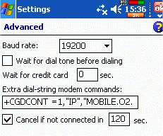 GPRS - Modem Strings