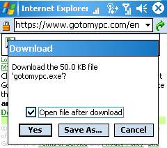 Gotomypc screenshot