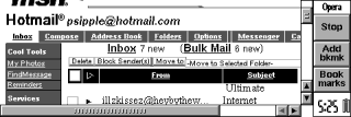 Hotmail on Revo