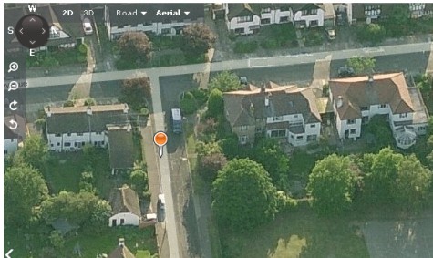 iGot U aerial map on Bing