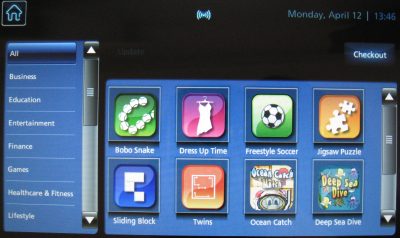 Joggler App Store screen