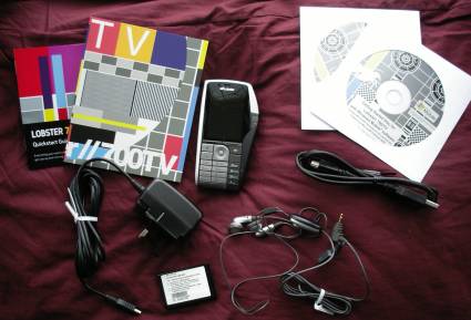 Lobster 700TV Box contents