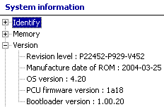 Loox 600 Sys info