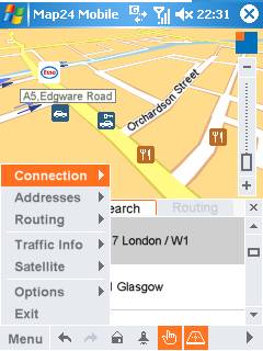 Map 24 Mobile on Windows Mobile