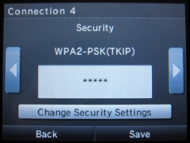 Nintendo DSi Security screen