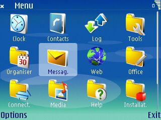 Nokia E61 Main Menu