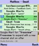 Gmail on a Nokia 6600