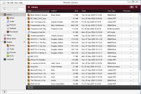 Sony Reader Library Software