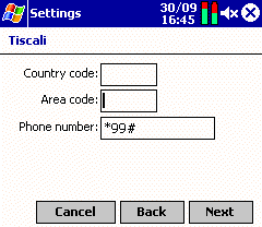 GPRS - Phone Number