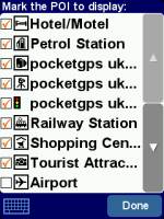 TomTom POI settings