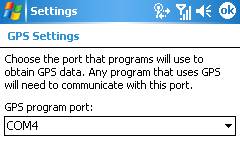 orbit GPS settings