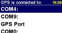 TomTom GPS settings