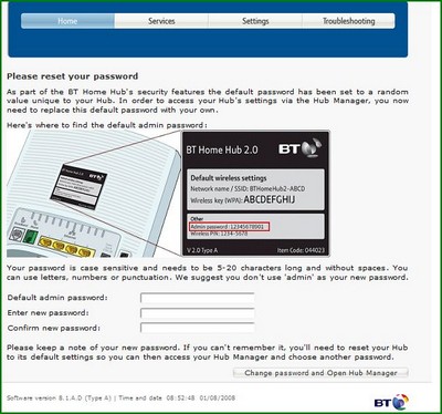 BT home hub