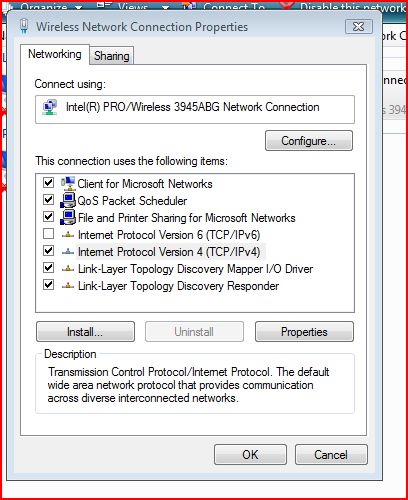 Vista wireless connections