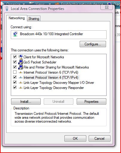 Vista connections